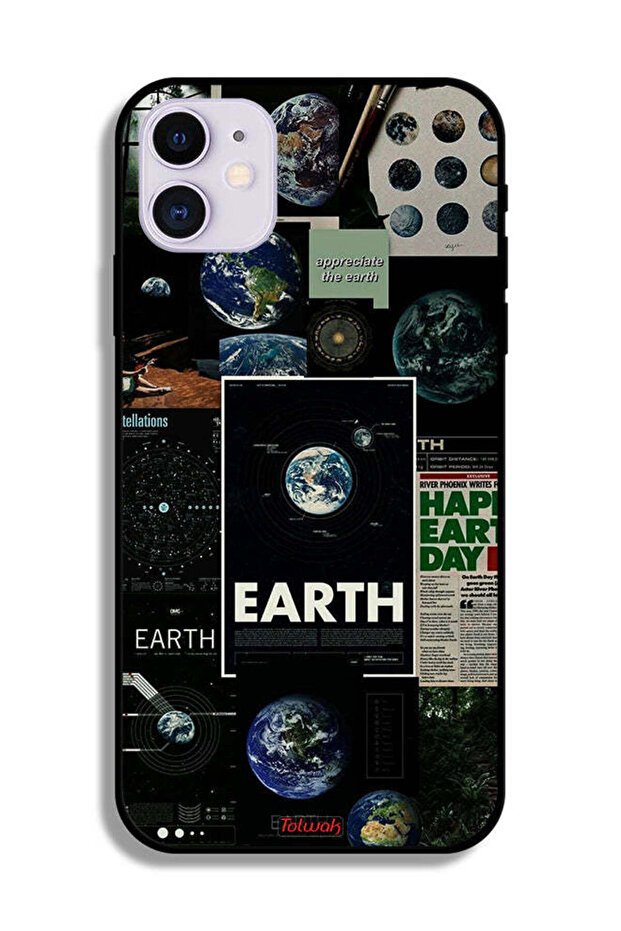 غطاء حماية لجهاز Apple iPhone 11 Earth - 2