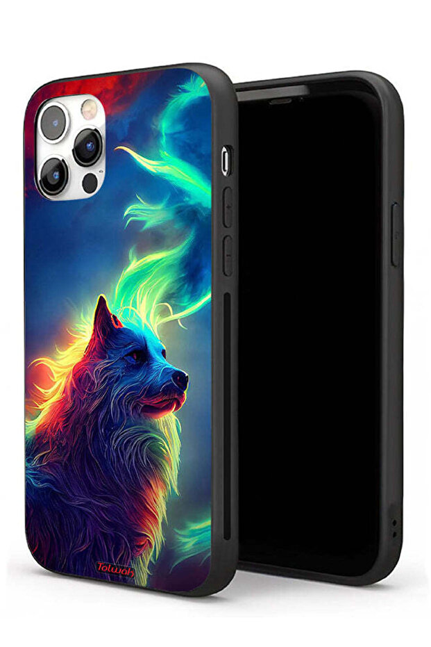 غطاء حماية لجهاز Apple iPhone 11 Pro Max بتصميم الذئب - 1