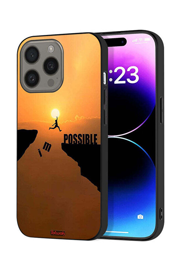 غطاء حماية لجهاز Apple iPhone 15 Pro Max I Am Possible