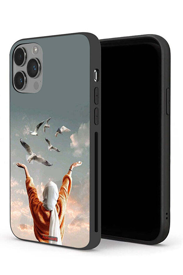 جراب حماية لجهاز Apple iPhone 14 Pro Max - طيور تحلق