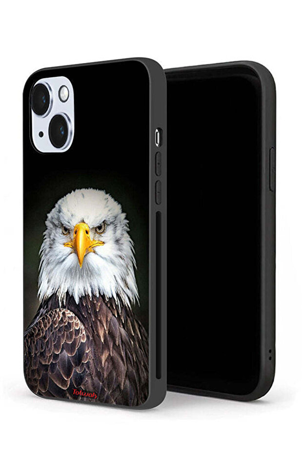 جراب حماية لجهاز Apple iPhone 14 Plus بتصميم النسر - 1