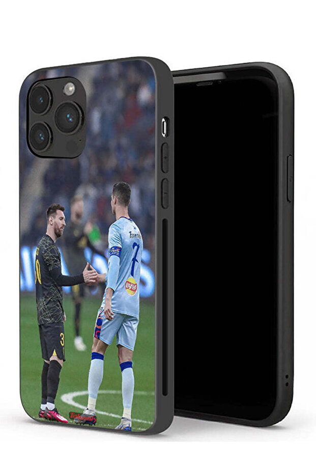 جراب حماية لهاتف Apple iPhone 13 Pro ميسي ورونالدو