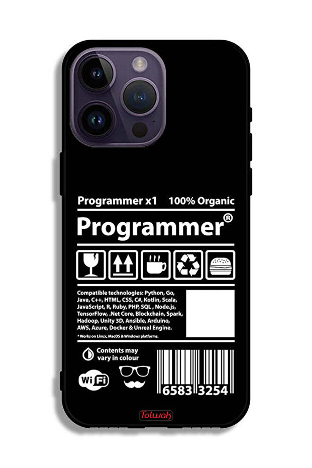 ملصق مبرمج لجراب الحماية لجهاز Apple iPhone 14 Pro Max - 2