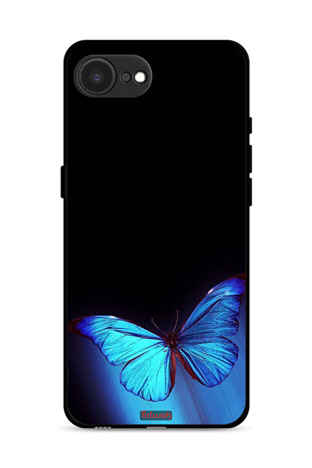 غطاء حماية لجهاز Apple iPhone 16e بتصميم فراشة