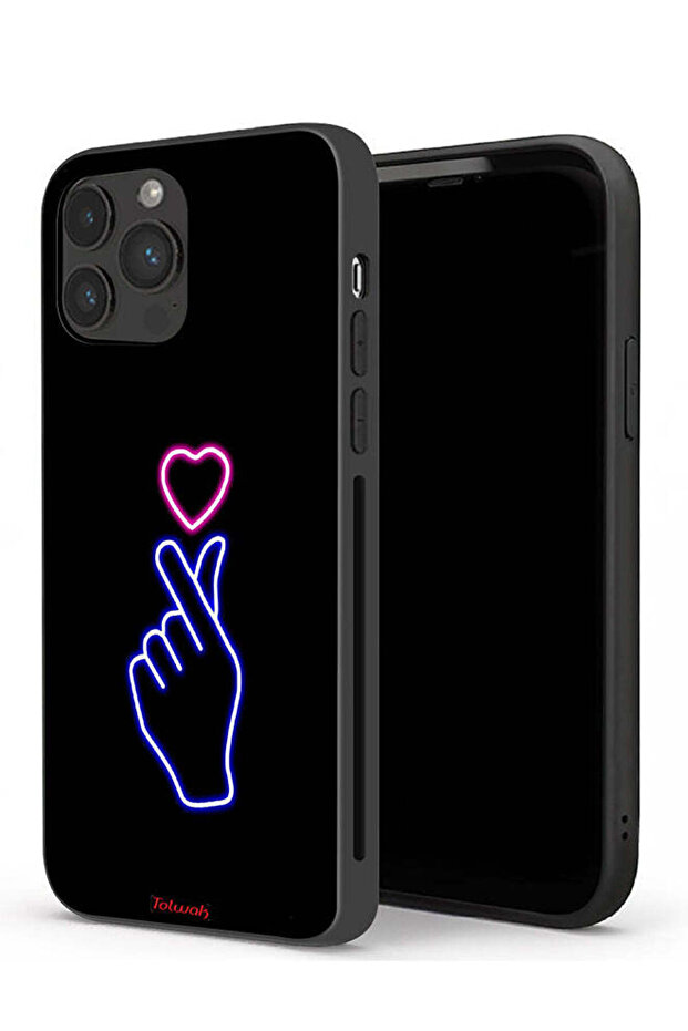 جراب حماية لهاتف Apple iPhone 13 Pro بتصميم قلب سريع