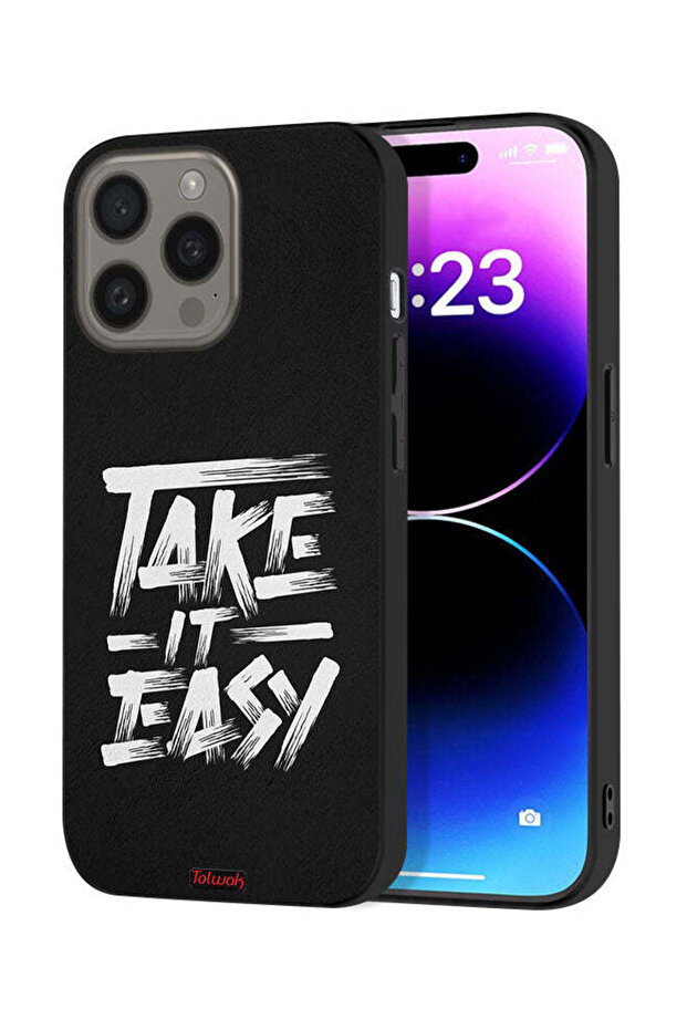 غطاء حماية لجهاز Apple iPhone 15 Pro - Take It Easy