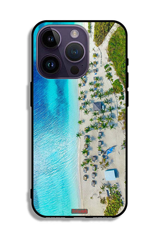 جراب حماية لجهاز Apple iPhone 14 Pro - لون الشاطئ - 2