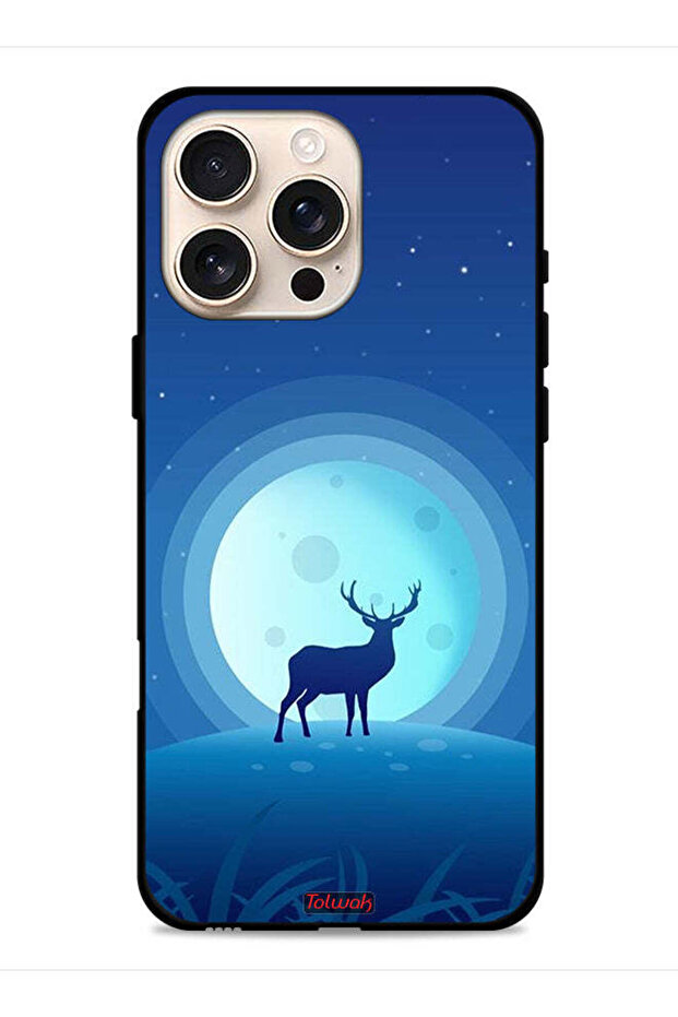 غطاء حماية لجهاز Apple iPhone 16 Pro بتصميم غزال