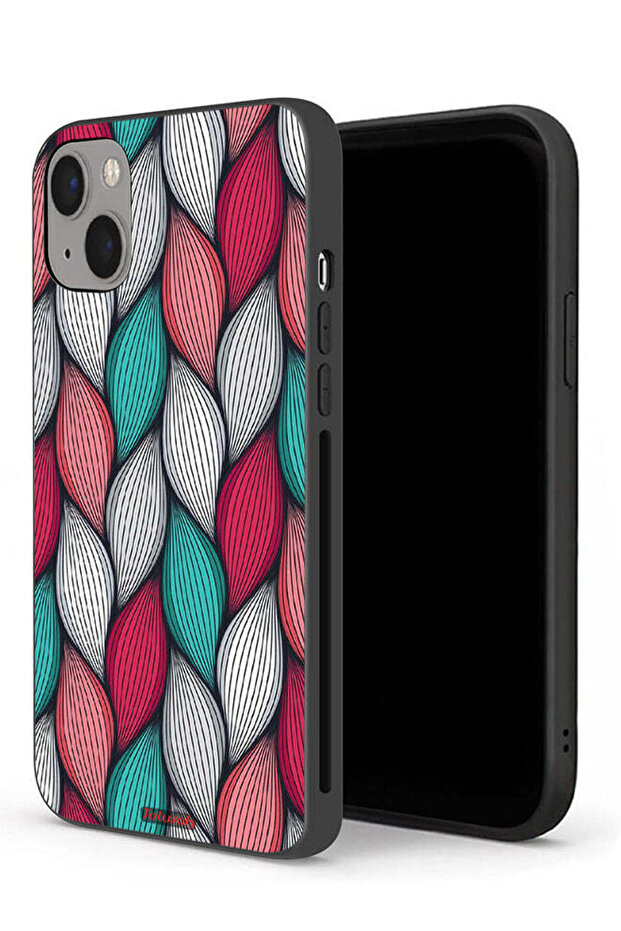 Apple iPhone 13 mini Protective Case Feather Pattern - 1