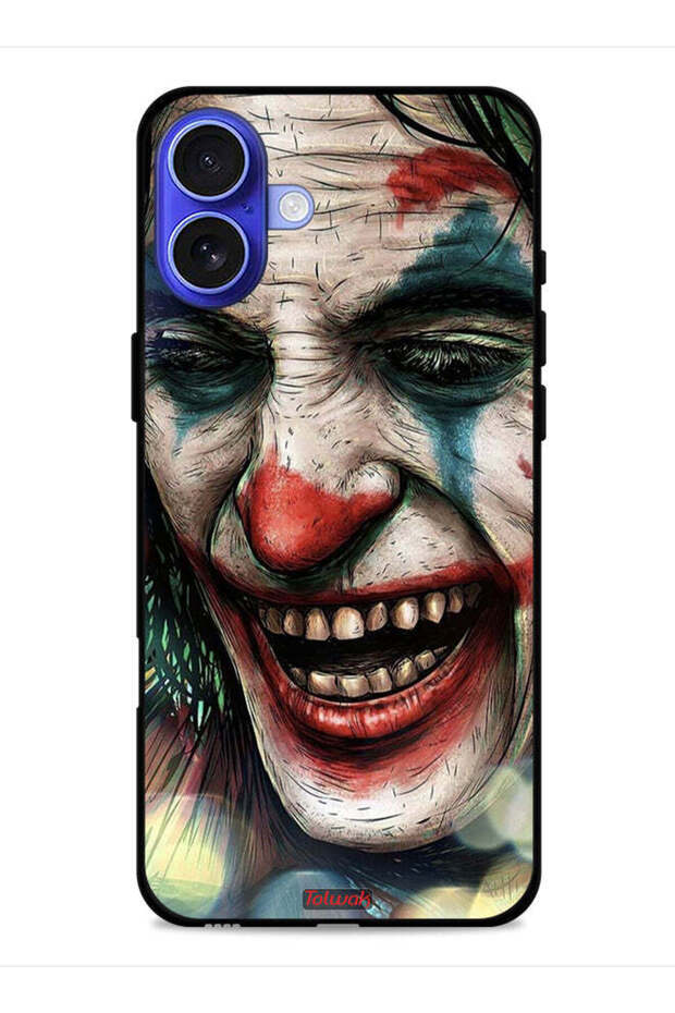 Apple iPhone 16 Protective Case Cover Joker Laughing Face