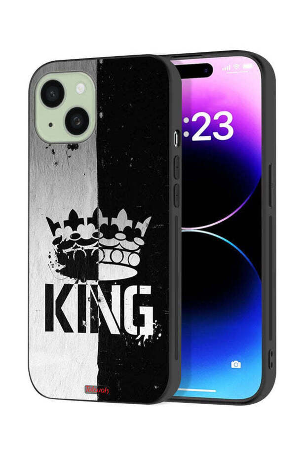 غطاء حماية لجهاز Apple iPhone 15 Plus King Vintage
