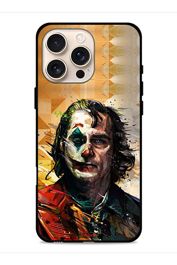 غطاء حماية لجهاز Apple iPhone 16 Pro Max بتصميم رسمة الجوكر