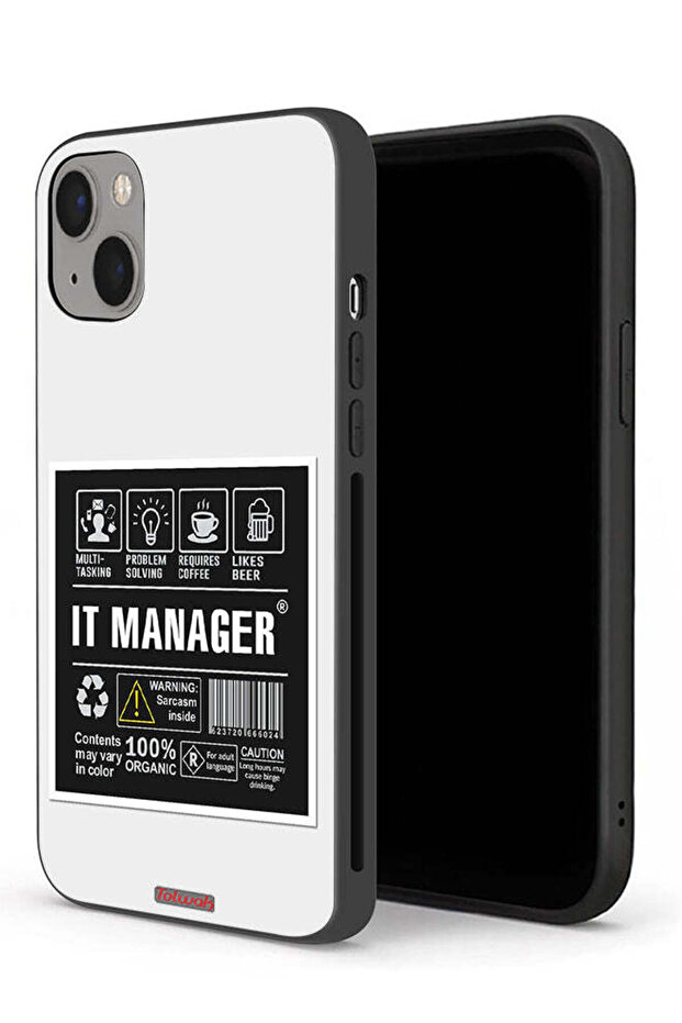 جراب حماية لجهاز Apple iPhone 13 mini - ملصق مدير تكنولوجيا المعلومات