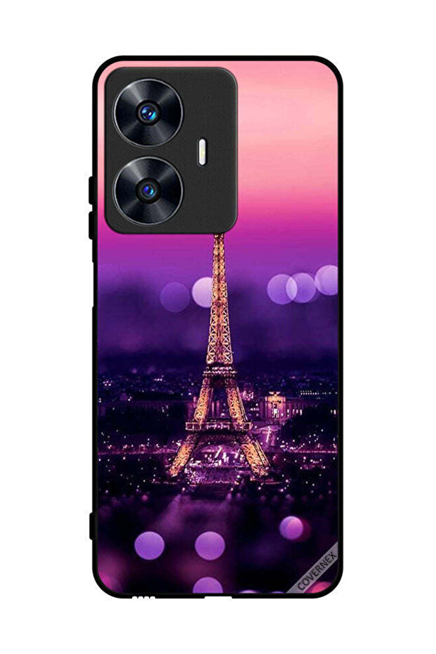 غطاء حماية لهاتف Realme C55 ببرج إيفل