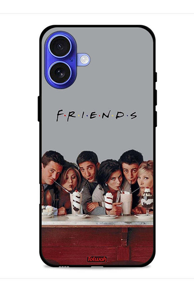 غطاء حماية لجهاز Apple iPhone 16 Plus من F R I E N D S