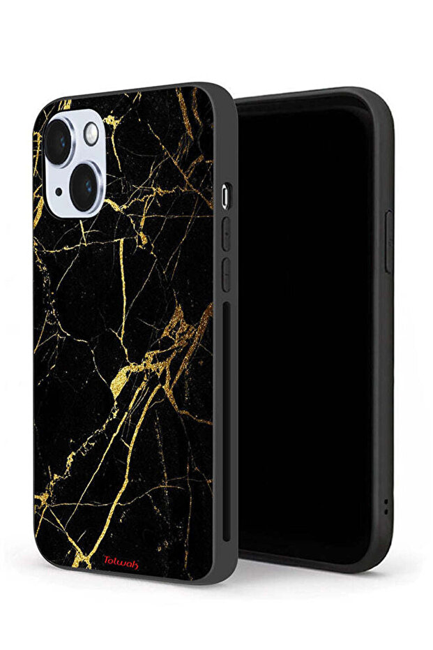 جراب حماية رخامي متصدع لجهاز Apple iPhone 14 Plus