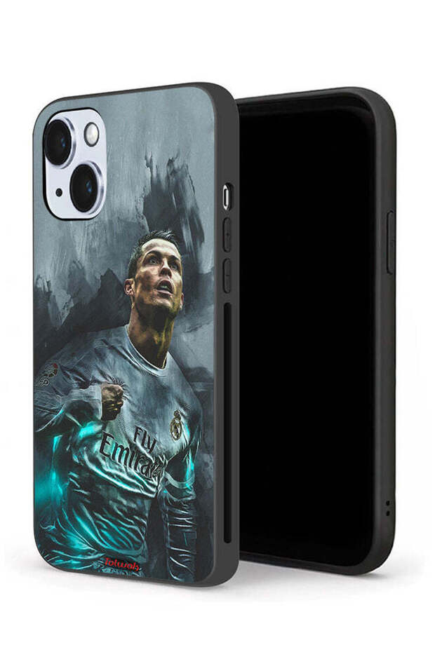 جراب حماية لهاتف Apple iPhone 14 Plus برسومات كريستيانو رونالدو
