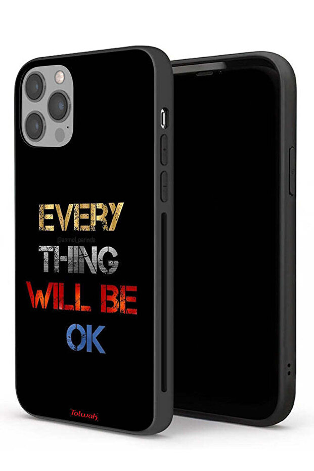 جراب حماية لجهاز Apple iPhone 12 Pro Max كل شيء سيكون على ما يرام