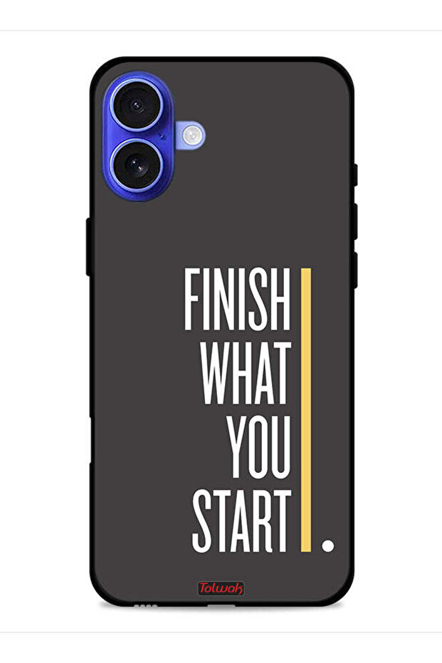 Apple iPhone 16 Plus Protective Case Cover Finish What You Start