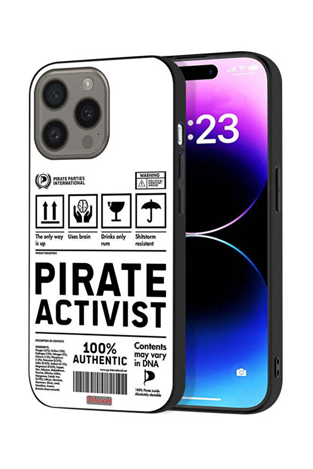 Apple iPhone 15 Pro Max Protective Case Cover Private Activist Sticker