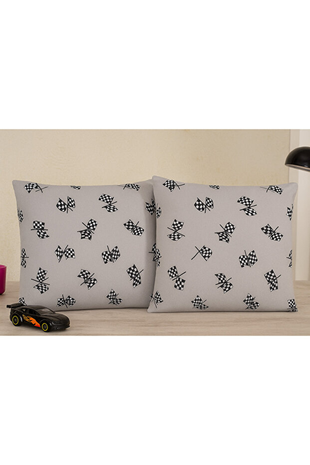 Children's Pillow Case - 50X70 cm - 2 Pieces - Gray