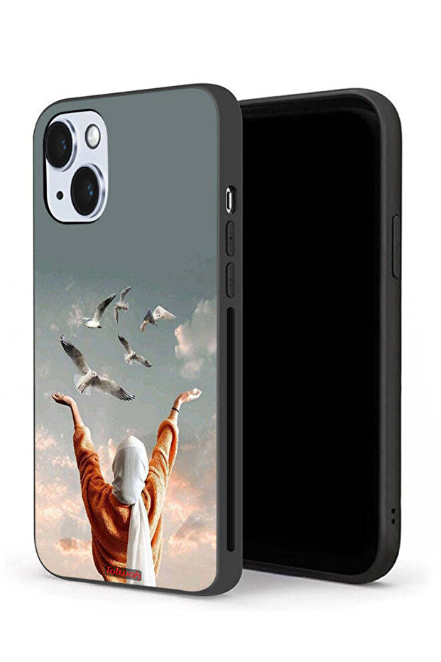 جراب حماية لجهاز Apple iPhone 14 Plus بتصميم طيور تحلق