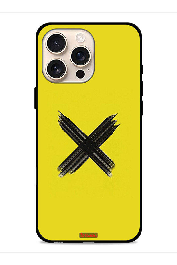 غطاء حماية لجهاز Apple iPhone 16 Pro بنمط X - 1