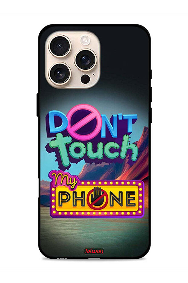 غطاء حماية لجهاز Apple iPhone 16 Pro - لا تلمس هاتفي