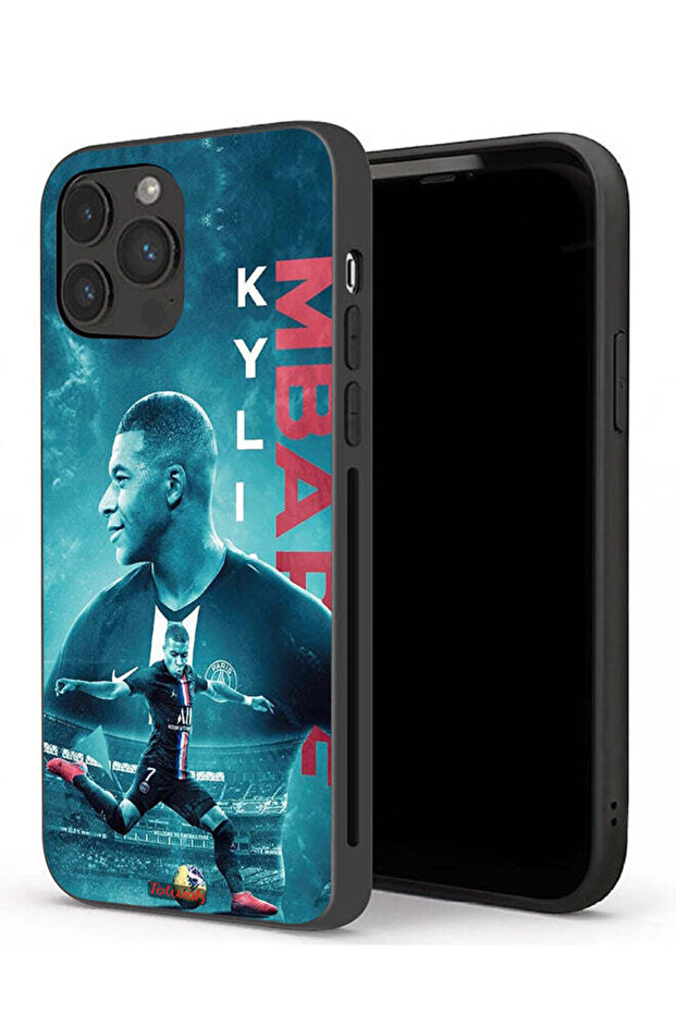جراب حماية لجهاز Apple iPhone 13 Pro مع ملصق Mbappe