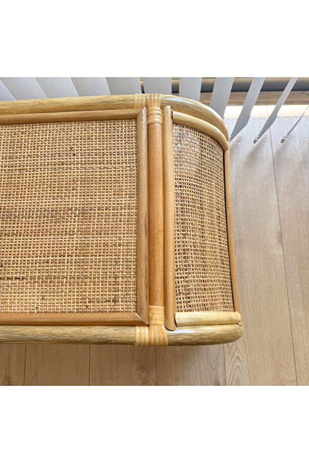 El Yapımı Bambu Bench 120 cm - 4
