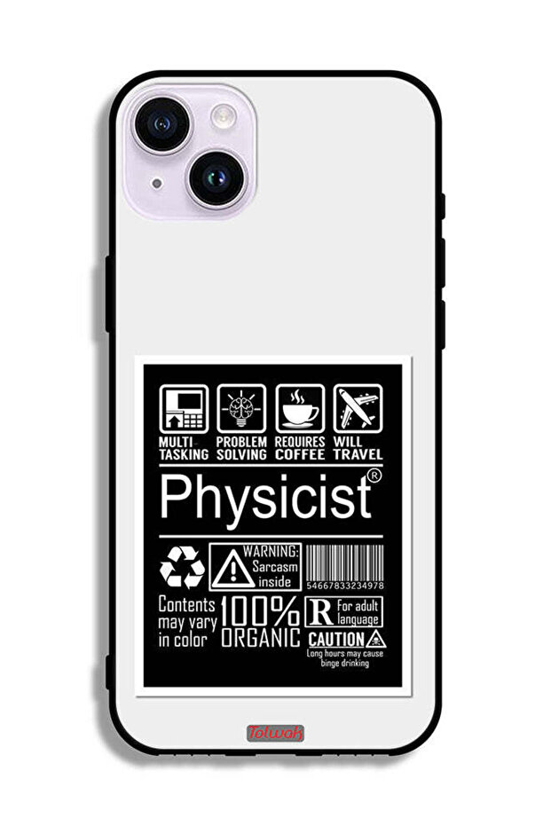 جراب حماية لجهاز Apple iPhone 14 بملصق فيزيائي - 2