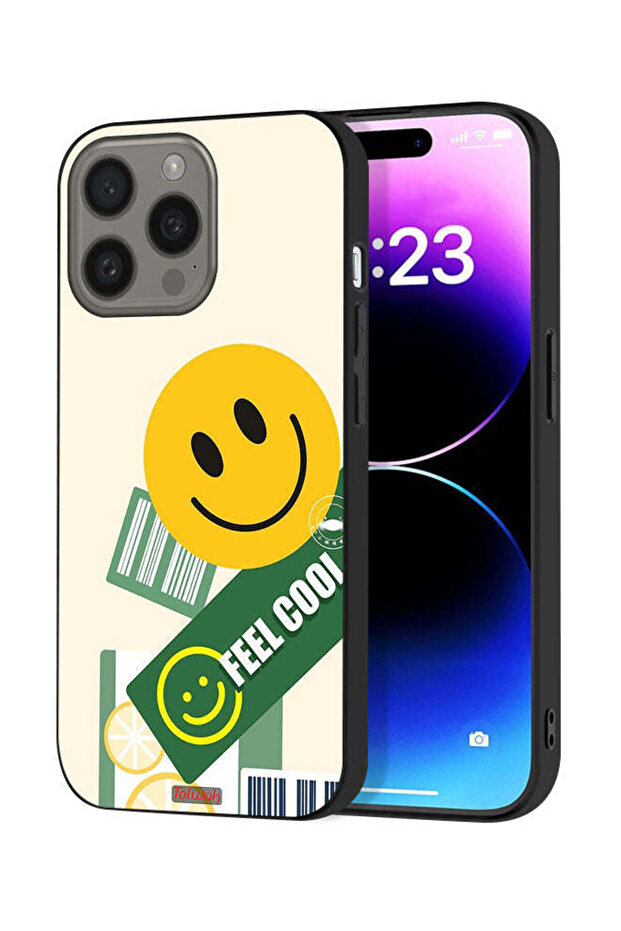 غطاء حماية لجهاز Apple iPhone 15 Pro - ملصق Feel Cool