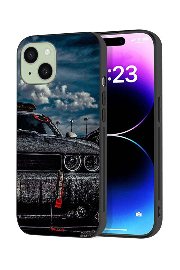 غطاء حماية لجهاز Apple iPhone 15 Plus - قم بإزالته قبل السيارة