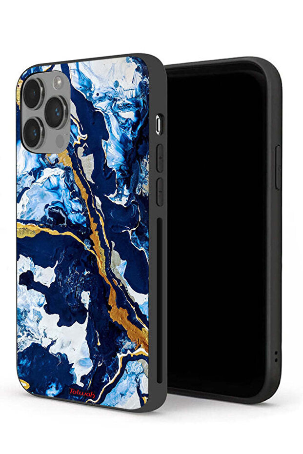 غطاء حماية لجهاز Apple iPhone 14 Pro Max بنمط فني مزخرف