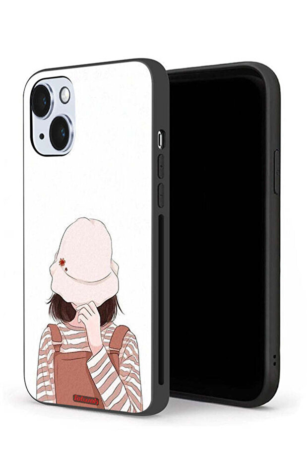 غطاء حماية لجهاز ابل ايفون 14 بلس مع غطاء للوجه - 1