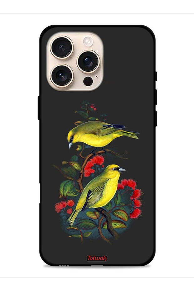 غطاء حماية لجهاز Apple iPhone 16 Pro Max بتصميم طيور