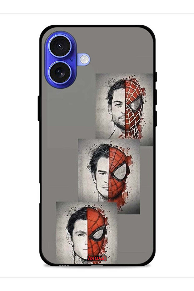 غطاء حماية لجهاز Apple iPhone 16 Plus برسومات سبايدر مان