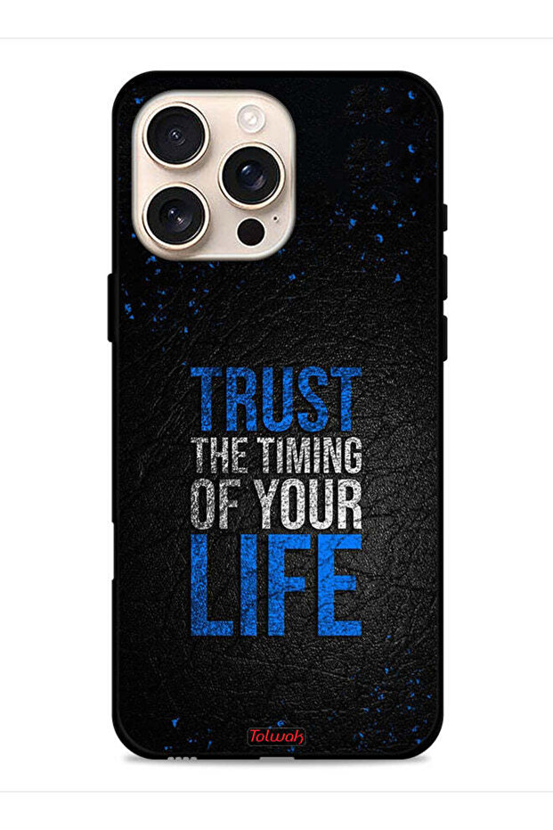 غطاء حماية لجهاز Apple iPhone 16 Pro ثق في توقيت حياتك
