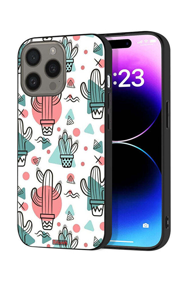 غطاء حماية لجهاز Apple iPhone 15 Pro Max - لون الصبار