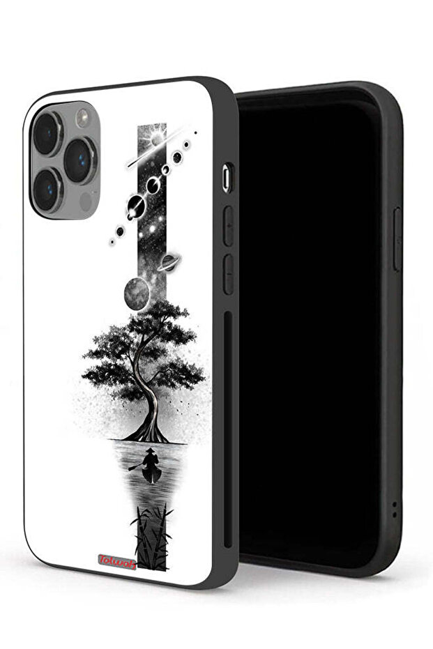 جراب حماية لجهاز Apple iPhone 14 Pro Max بتصميم فن الأرض والفضاء