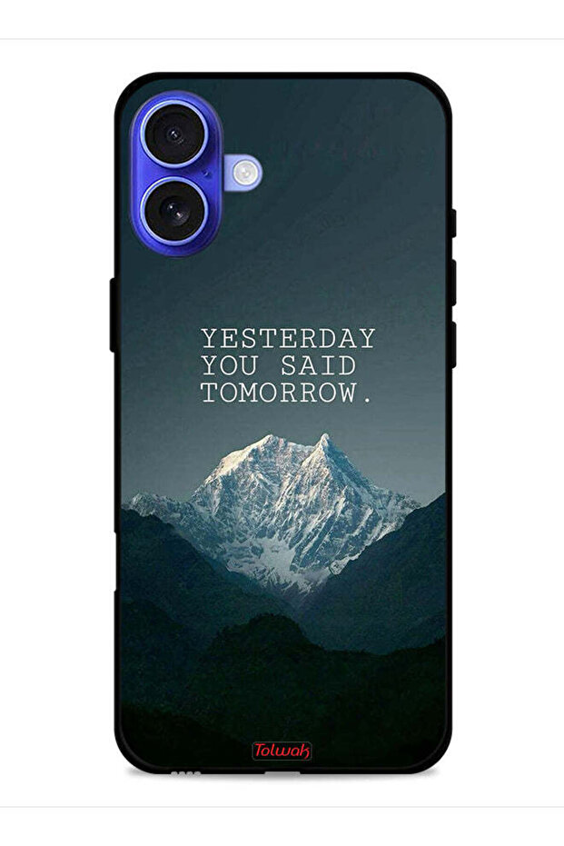غطاء حماية لجهاز Apple iPhone 16 Plus - أمس قلت غدًا
