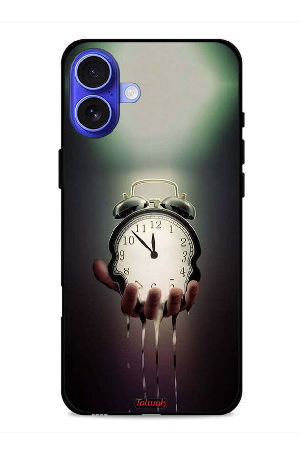 غطاء حماية على شكل ساعة لهاتف Apple iPhone 16 Plus
