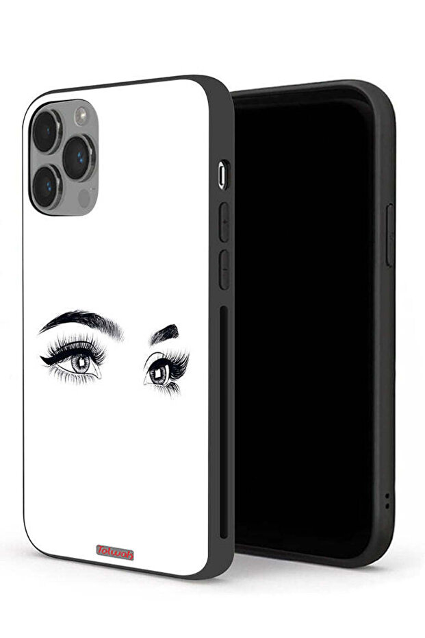 جراب حماية لجهاز Apple iPhone 14 Pro Max برسومات عيون فنية