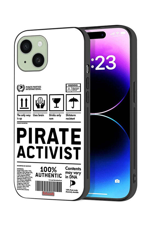 Apple iPhone 15 Plus Protective Case Cover Private Activist Sticker