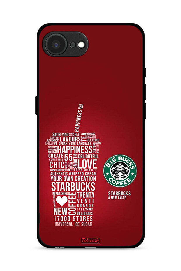 Apple iPhone 16e Protective Case Cover Coffee Sticker