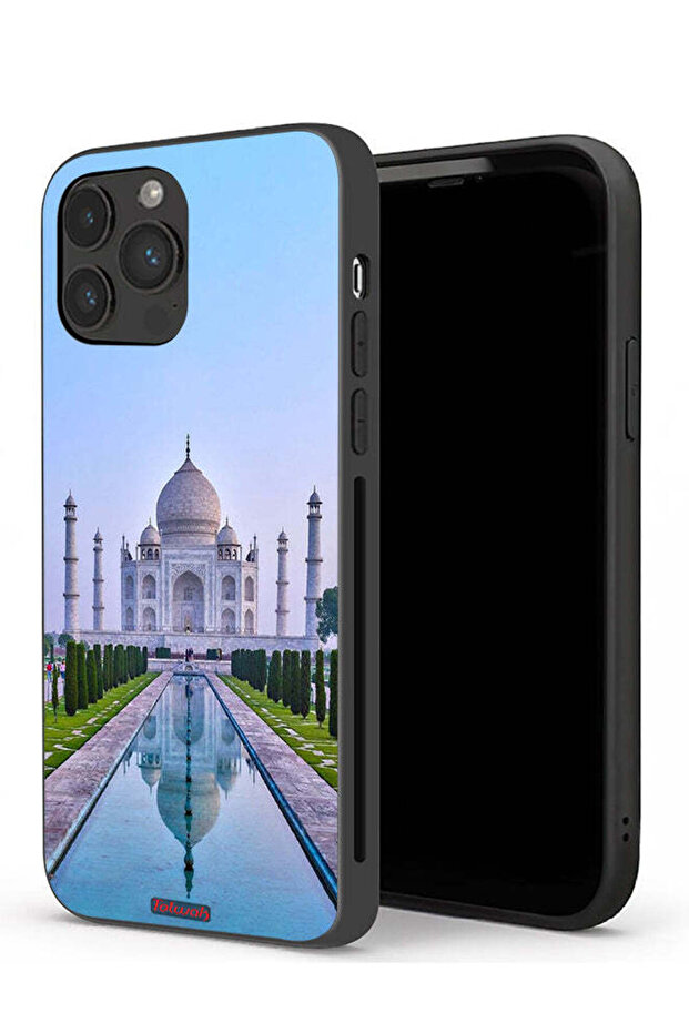 غطاء حماية لجهاز Apple iPhone 13 Pro بتصميم تاج محل