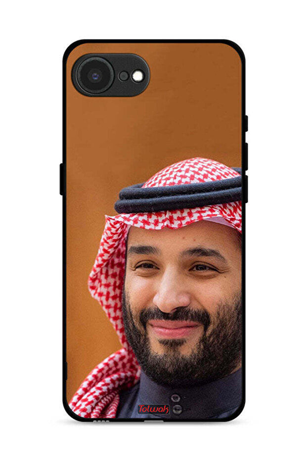 غطاء حماية لجهاز آيفون 16e من آبل محمد بن سلمان