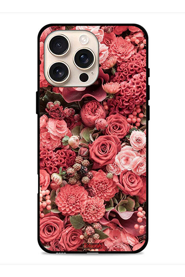 غطاء حماية لجهاز Apple iPhone 16 Pro Max - لون وردي خوخي