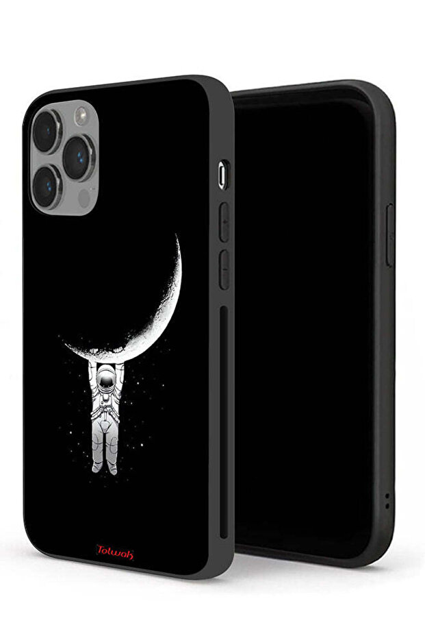 Apple iPhone 14 Pro Max Protective Case Hanging From Moon