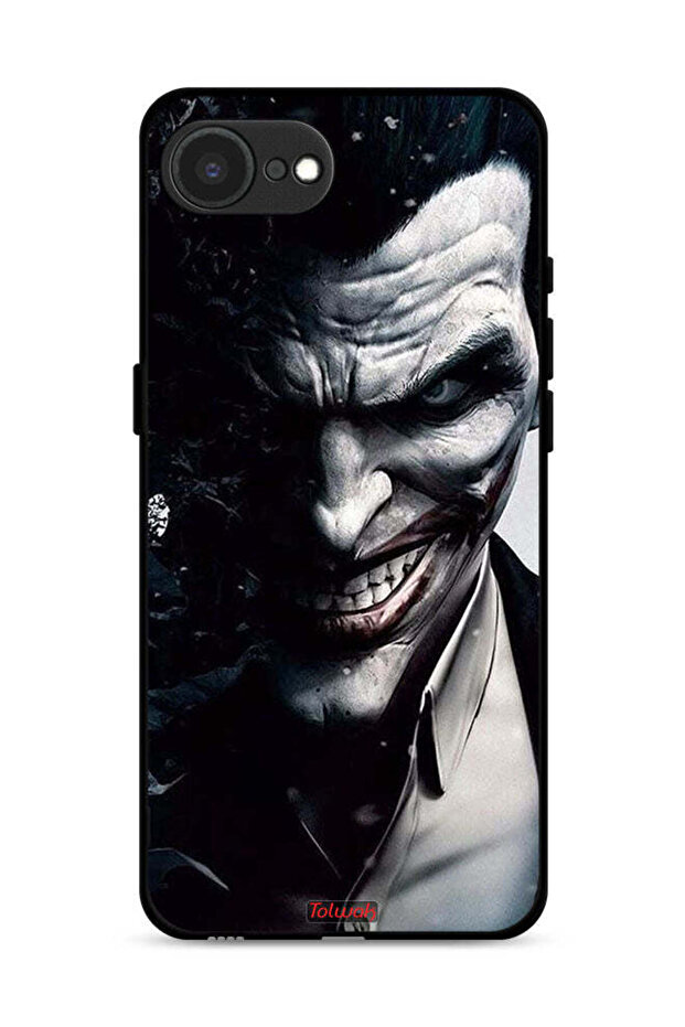 غطاء حماية لجهاز Apple iPhone 16e بتصميم نصف وجه الجوكر